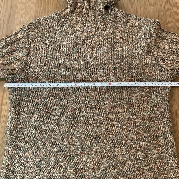 Oona Marled Hand Knit Turtleneck Jumper Sweater Made in New England Medium - Picture 12 of 12